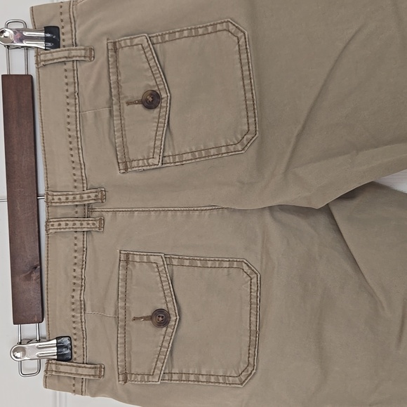 🤎 Maurices Khaki Slim Straight Ankle Pants Mid Rise Size 0 Neutral - Picture 9 of 15